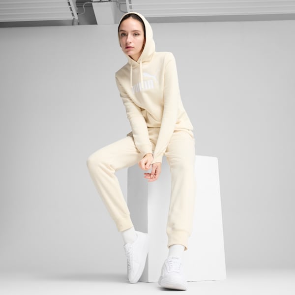 Sudadera con capucha para mujer logo Essentials No. 1, Alpine Snow, extralarge